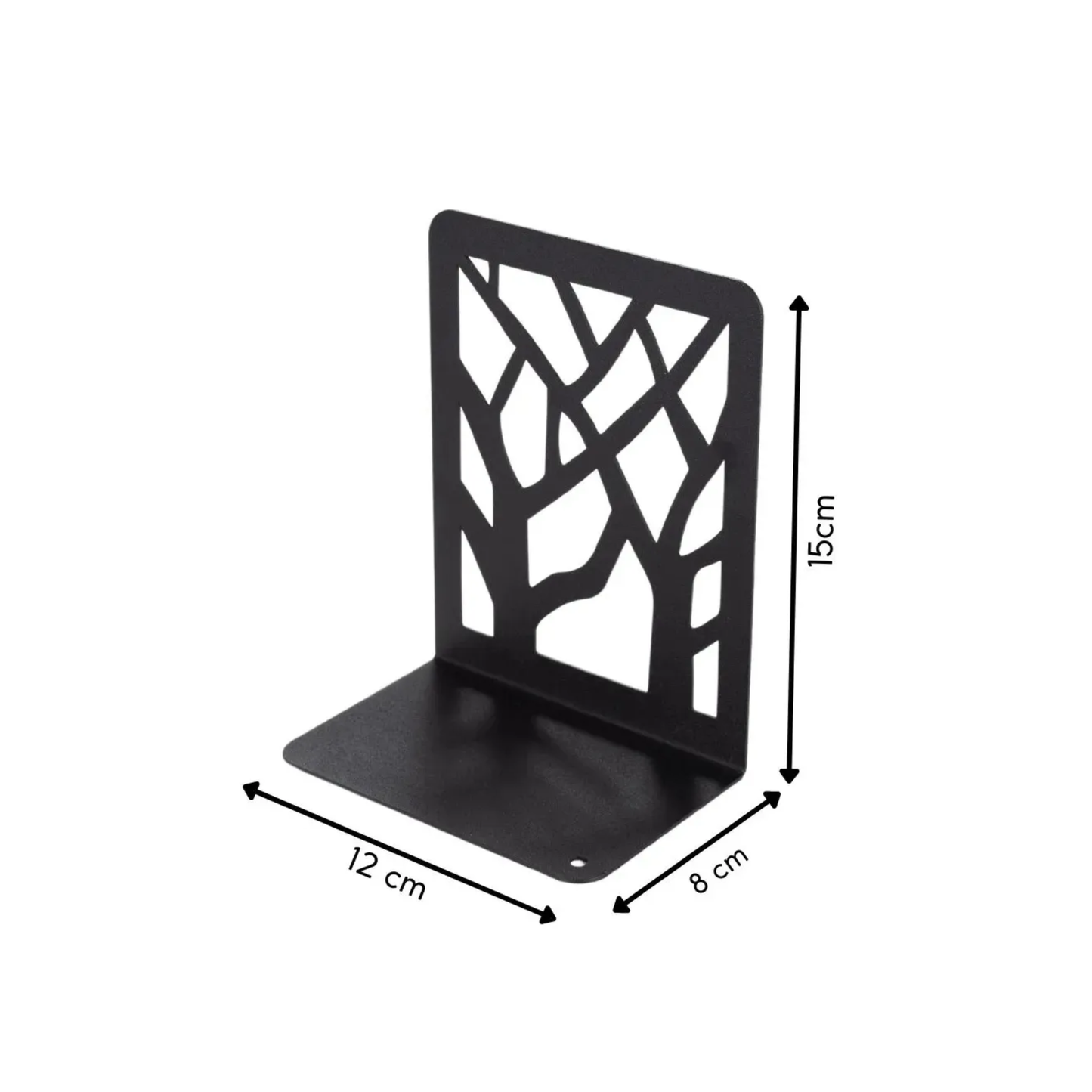 Sujetalibros, Soporte De Libros Metalico Diseño Arbol Seco