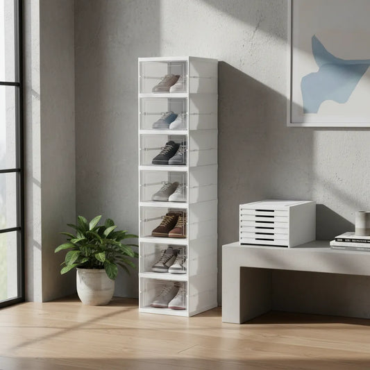 Zapatero Organizador 6 Niveles Plegable Almacenamiento Exhibicion