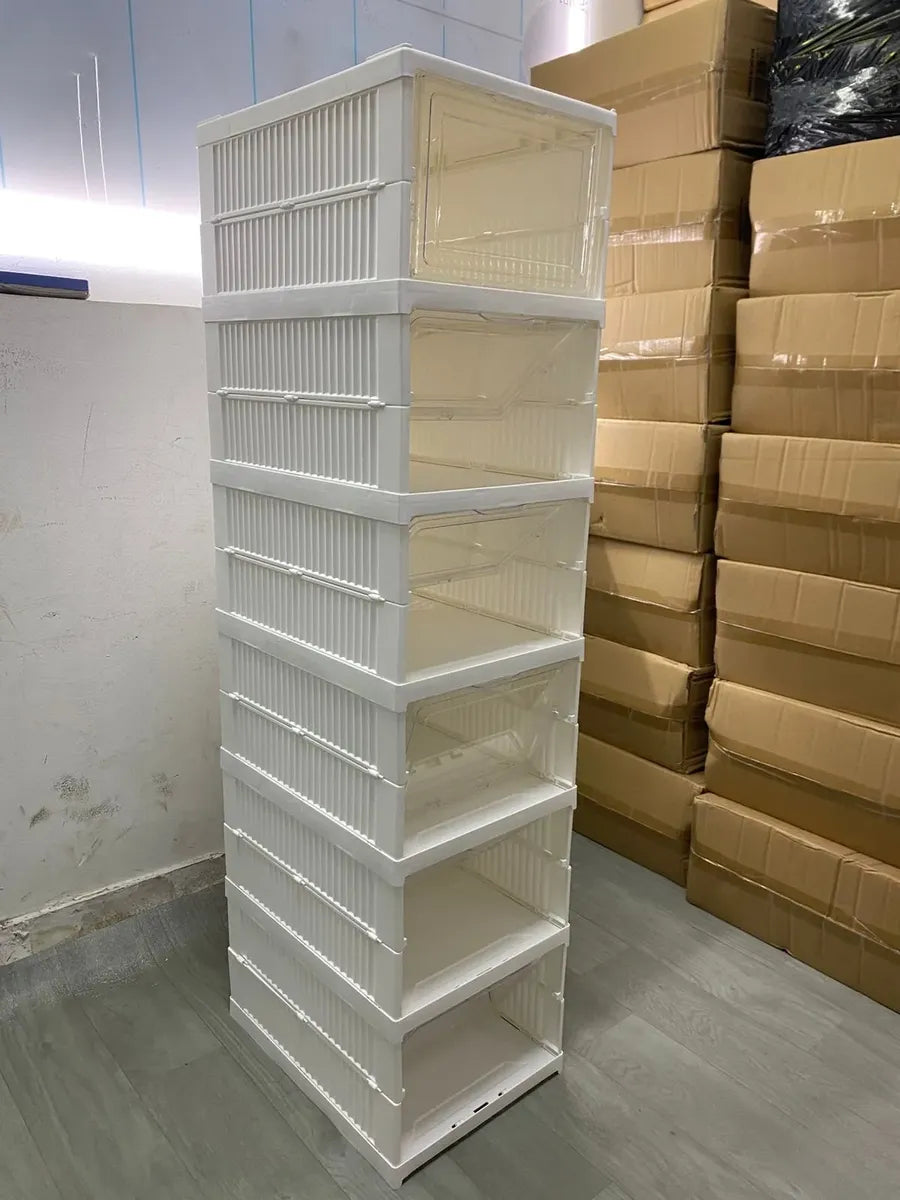 Zapatero Organizador 6 Niveles Plegable Almacenamiento Exhibicion